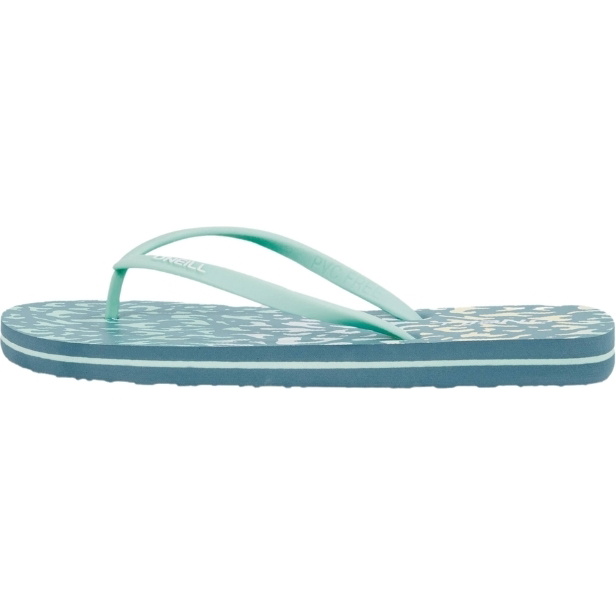 2025 O'Neill Womens Profile Graphic Sandals 1400060 - Yellow Animal Blur